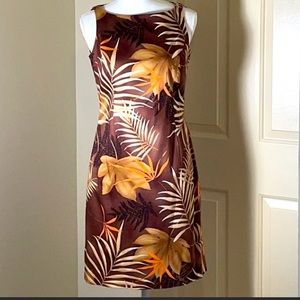 Jones New York Tropical Print Dress 6